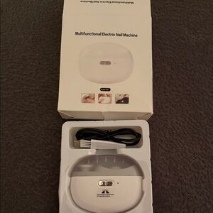 White Electric Nail Machine